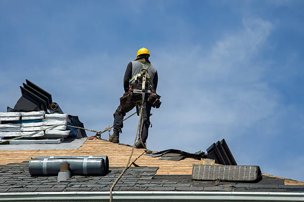 Professional Metal Roofing technician working in Chesterfield, IN